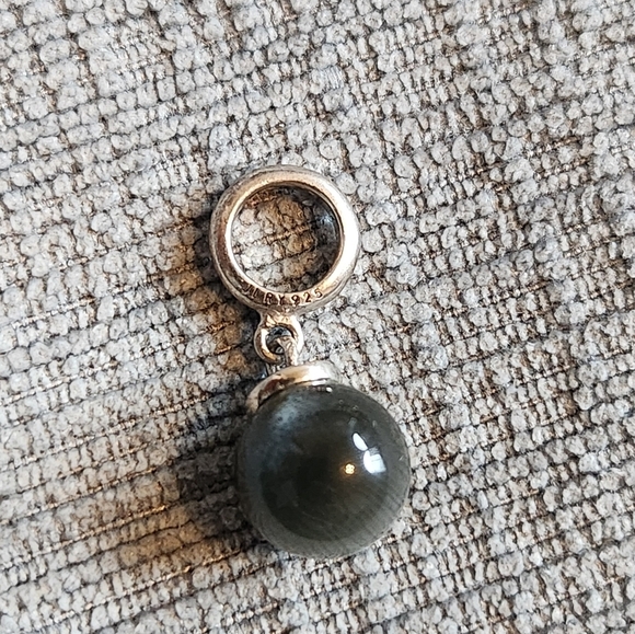 Endless Jennifer Lopez White Moon Eclipse Crystal Sterling Silver Charm - Picture 6 of 6